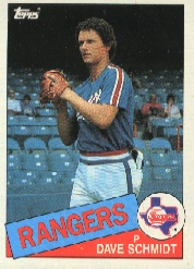 1985 Topps Baseball Cards      313     Dave Schmidt